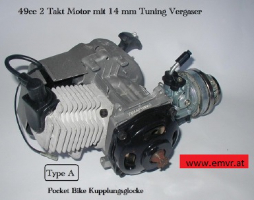 Motor 2 Takt 49cc Tuning Vergaser
