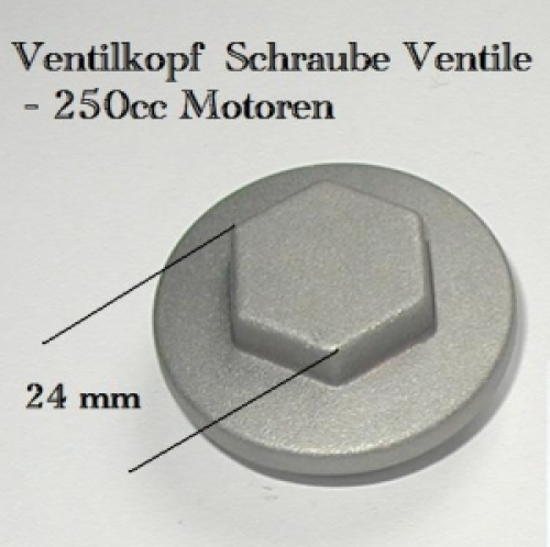 Ölablassschraube und Ventilkopf Schraube 250cc Motoren