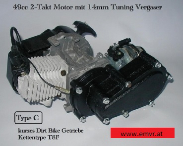 Motor 2 Takt 49cc Tuning Vergaser