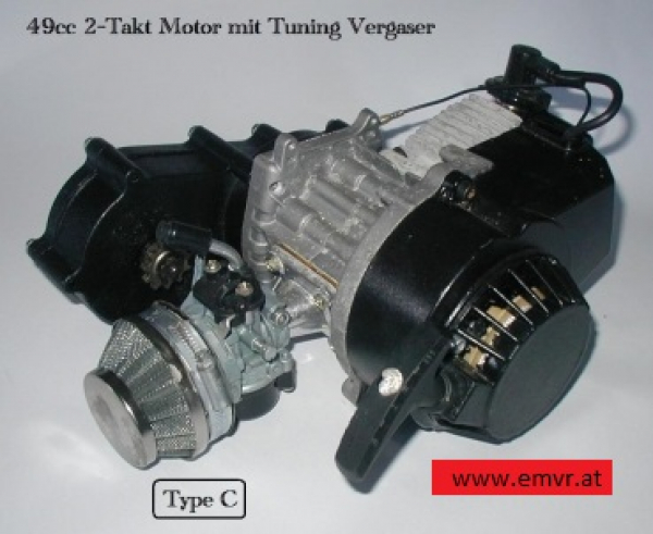 Motor 2 Takt 49cc Tuning Vergaser