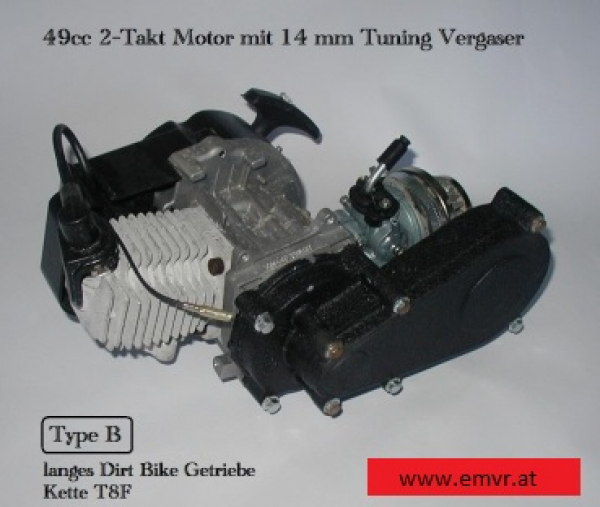 Motor 2 Takt 49cc Tuning Vergaser