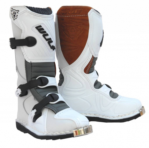 Wulf Motocrossstiefel weiß